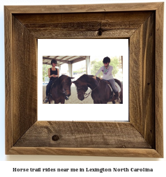 horse trail rides near me in Lexington, North Carolina